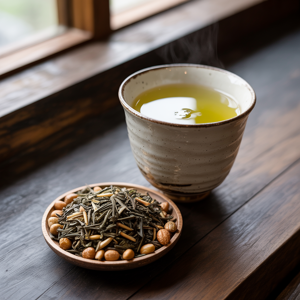 Genmaicha Tea 1 a photograph of a rustic japanese tea cu vM6ysfzPQk2JXx7Ny8vkcQ 2PU 4j NQnO3tTSF2 UVhg